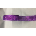 Metallic Ribbon w/Wire Edge Purple 1" 25y